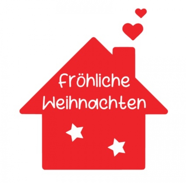 Fröhliche Weihnachten Bügelbild